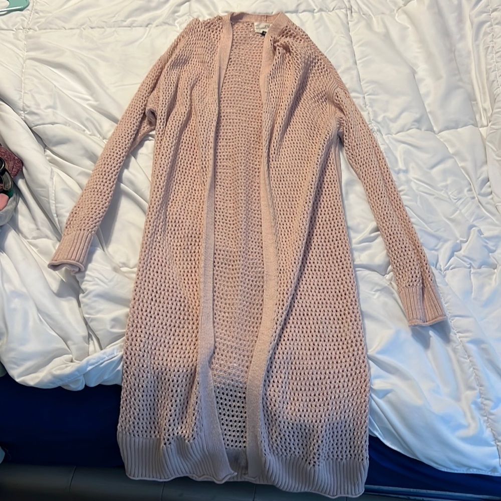 Ankle length cardigan